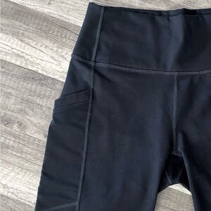 Black Fabletics Spandex Althletic Shorts